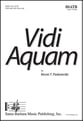 Vidi Aquam SSATB choral sheet music cover